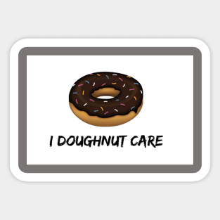 I Doughnut Care Sticker